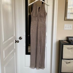 Gold/Silver David’s Bridal Bridesmaid Dress